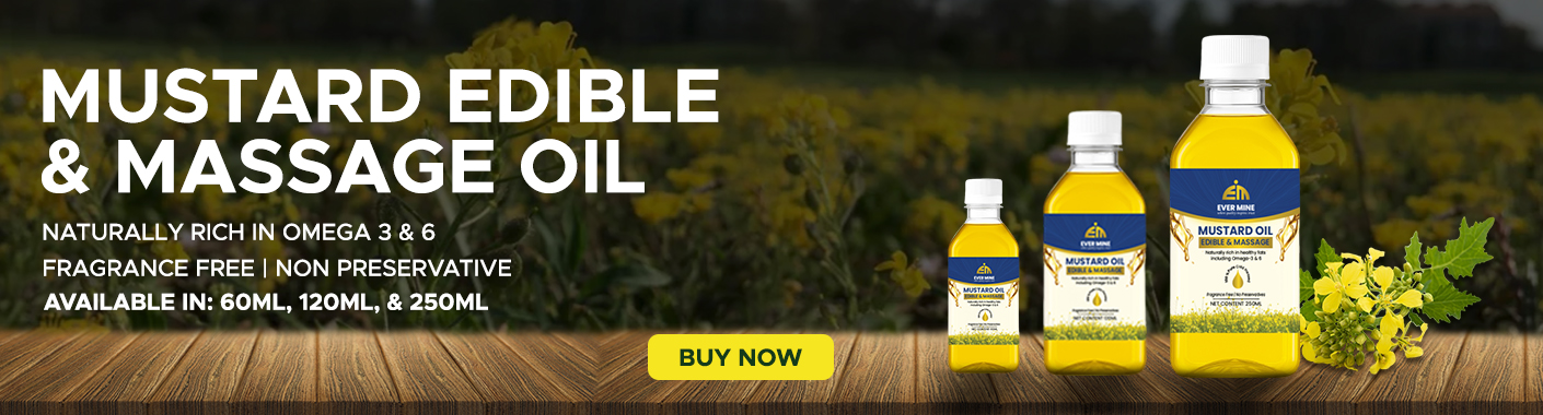mustard edible & massage oil banner